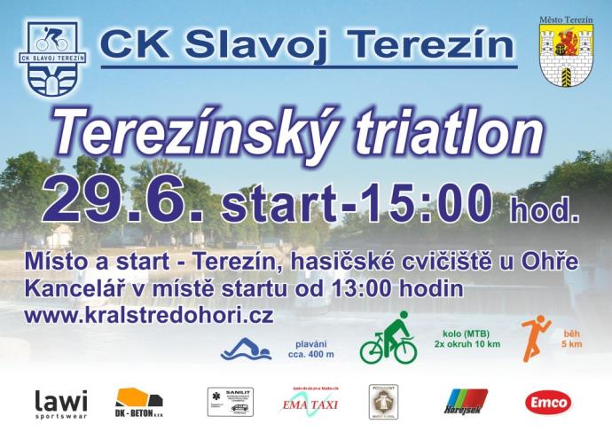Triatlon Terezín 29.6.2025