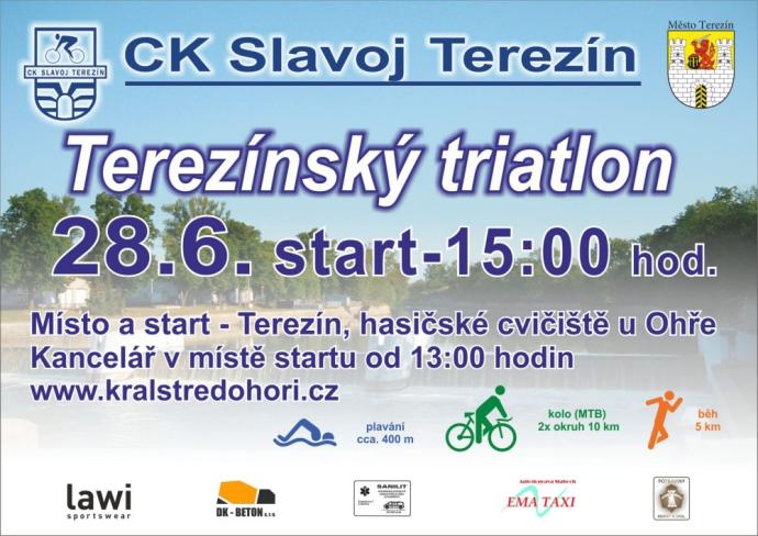Triatlon Terezín 28.6.2026